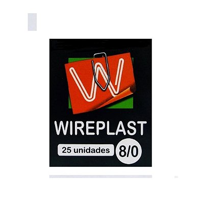 Clipes Galvanizado Aço 8/0 com 25 unidades