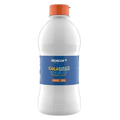 Cola Escolar 500 g Lavável Branca