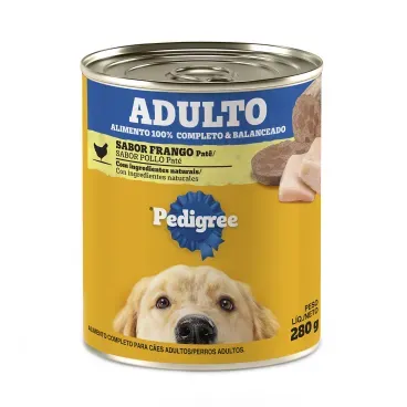 PEDIGREE LATA PATE FRANGO CÃES ADULTOS 280 G