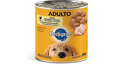 PEDIGREE LATA ADULTOS PEDAÇOS DE FRANGO 290 G
