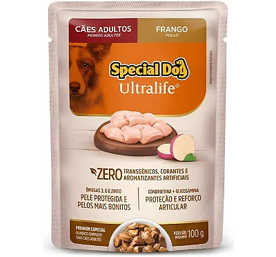 SPECIAL DOG SACHE ULTRALIFE ADULTOS - FRANGO 100 G