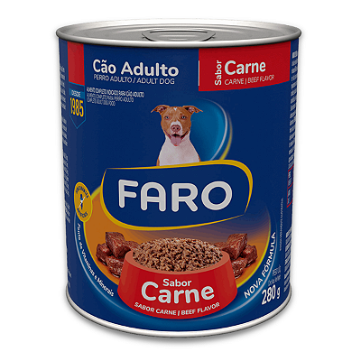 FARO LATA ADULTO CARNE 280 G