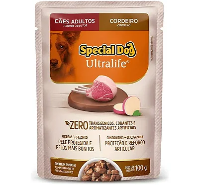 SPECIAL DOG SACHE ULTRALIFE ADULTOS - CORDEIRO 100 G