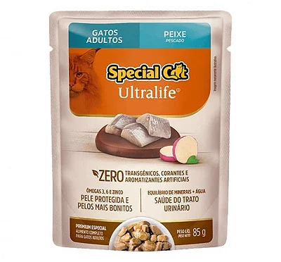 SPECIAL CAT SACHE ULTRALIFE ADULTOS - PEIXE 85 G