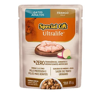 SPECIAL CAT SACHE ULTRALIFE ADULTOS - FRANGO 85 G