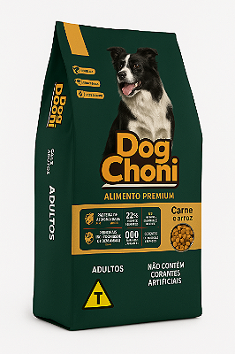 DOGCHONI ADULTO PEQUENO PORTE CARNE E ARROZ