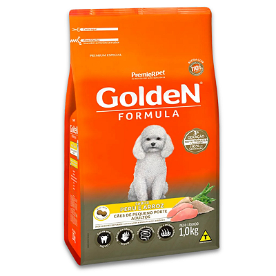 GOLDEN FÓRMULA CÃES ADULTOS MINI BITS PERU