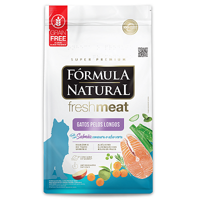 FÓRMULA NATURAL FRESH MEAT GATOS PELOS LONGOS