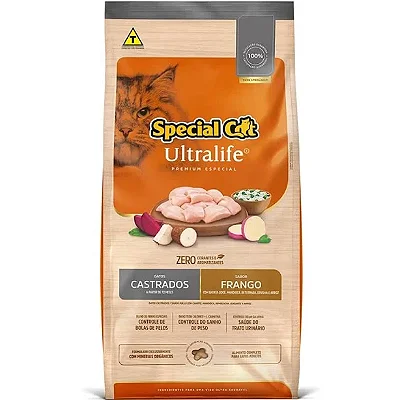 SPECIAL CAT ULTRALIFE CASTRADOS FRANGO