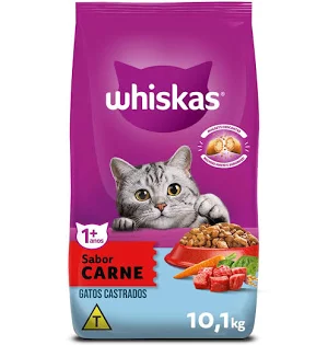 WHISKAS GATOS CASTRADOS CARNE