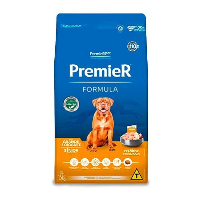 PREMIER FÓRMULA CÃES ADULTOS RAÇAS GRANDES SENIOR