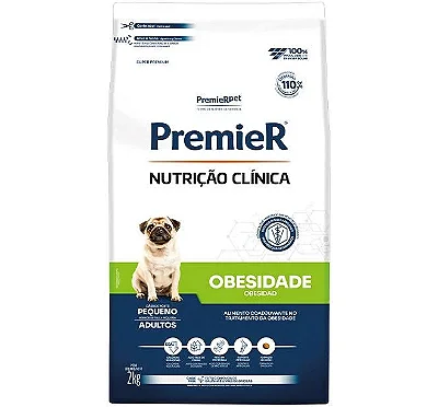 PREMIER NUTRIÇÃO CLÍNICA CÃES OBESIDADE PEQUENO PORTE
