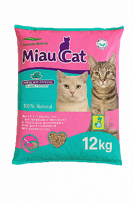 AREIA HIGIÊNICA MIAU CAT 12 KG