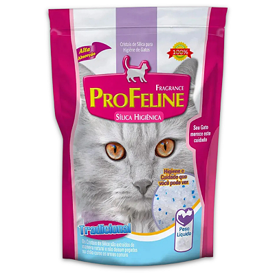 AREIA HIGIÊNICA SILICA PROFELINE TRADICIONAL 1,4 KG