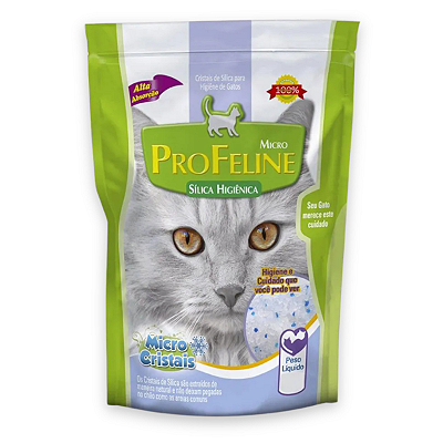 AREIA HIGIÊNICA SILICA PROFELINE MICRO 1,4 KG