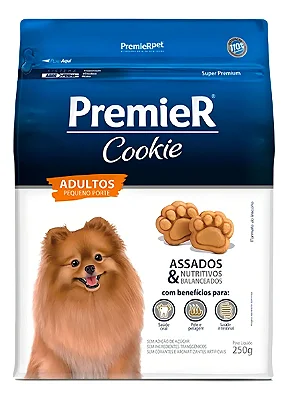 PREMIER COOKIE CAES ADULT RACAS PEQUENAS 250 G