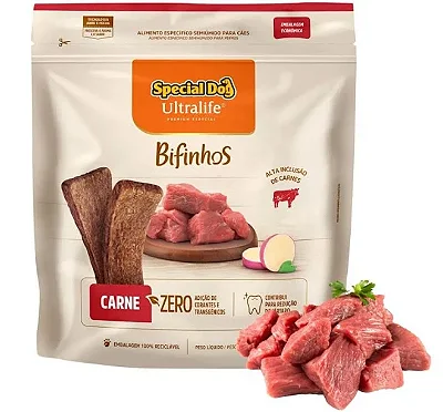 SPECIAL DOG ULTRALIFE BIFINHO CARNE MINI BITES 400 G