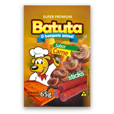 BATUTA STICKS CARNE 60 G