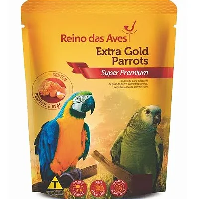 Reino das Aves - Parrots (Papagaios) Extra Gold 400 G