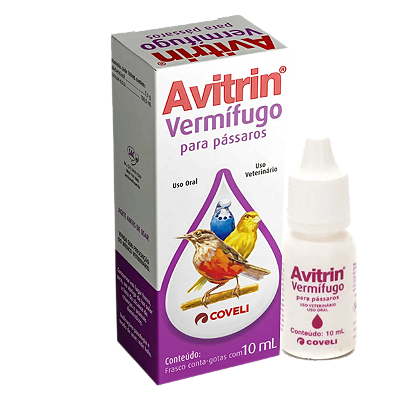 AVITRIN VERMÍFUGO P/ PASSÁROS 10 ML