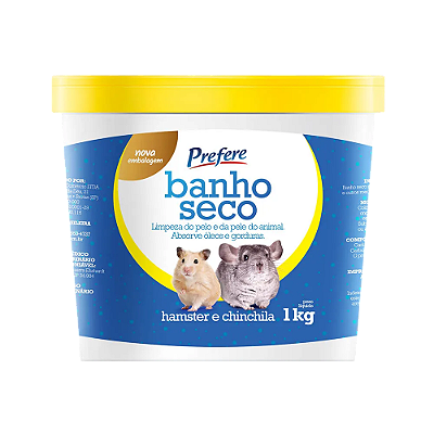 BANHO SECO HAMSTER E CHINCHILA 1 KG
