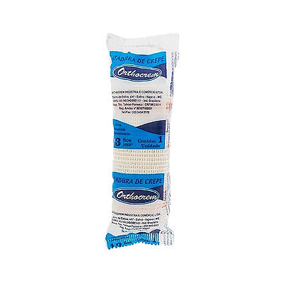 ATADURA DE CREPE 13 FIOS 10 CM - ORTHOCREAM