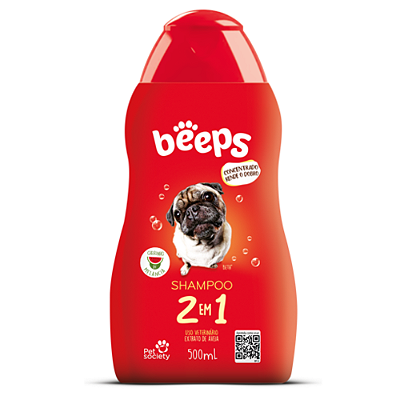 Beeps 2 em 1 Shampoo 500ml