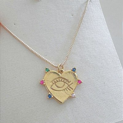 Colar Amuleto de Arco-Íris