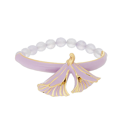 Bracelete Flor Lilás