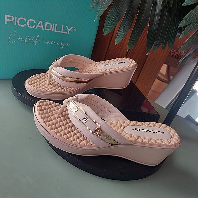Tamanco Piccadilly - Off White/Ouro