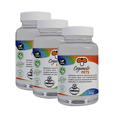 Kit 3 Unidades - Cogumelo Cordyceps Militaris 100% Puro Importado - Pote 30g