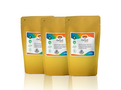 KIT 3 SACHÊ COM 100G - Cogumelo Cordyceps Militaris 100% Puro Importado - 3 Sachês com 100g