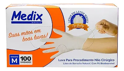 Luva de Látex - Medix