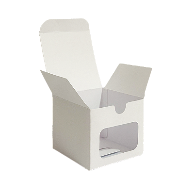 Caixas para Velas Aromáticas Pote Patê 7,5x7,5x6,5 cm com Visor