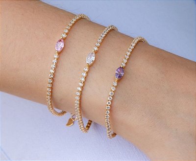 PULSEIRA LUZES BANHADA A OURO