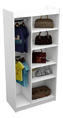 Modulo Closet Ou Loja (comércio, Cabideiro) Branco
