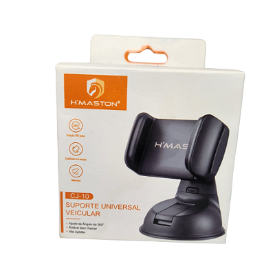 Suporte universal veicular com ventosa de silicone