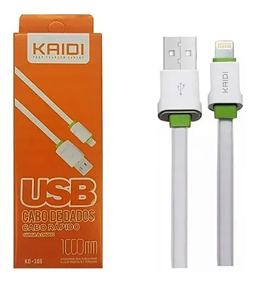 Cabo USB de Carga Kaidi 2.1A KD-306 - Lightning(iOS)
