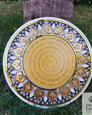 Portal de Luz "ORAÇÃO DO PAI NOSSO" 35 cm