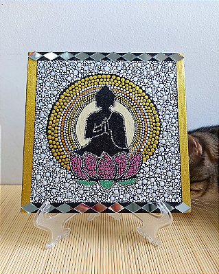 Mini Portal de Luz FLOR DE LÓTUS/BUDA 20 cm