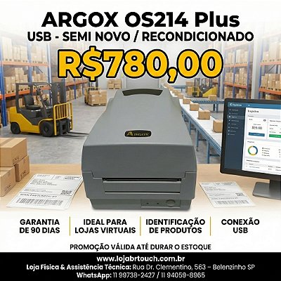 Impressora Argox OS214 plus