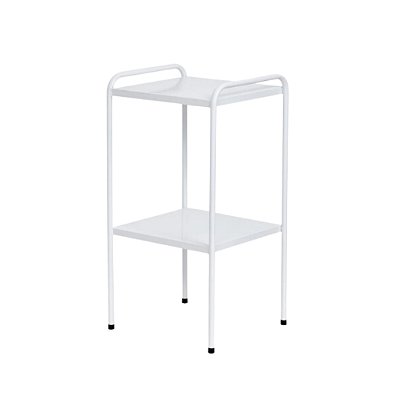 Mesa Auxiliar Pintura Epóxi com Ponteira 40x40x80cm