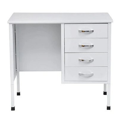 Escrivaninha 4 Gavetas com Pintura Epóxi