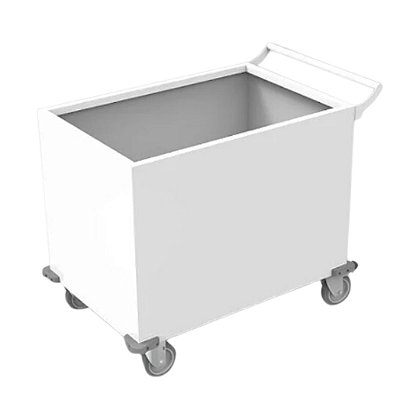 Carro para Transporte de Roupas Epóxi sem Tampa