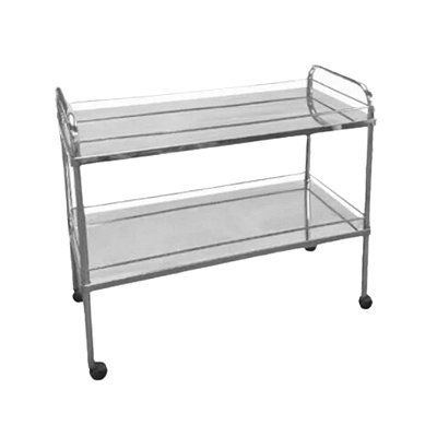 Carro para Curativo Simples em Aço Inox