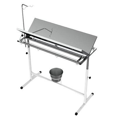 Mesa Calha Veterinária Articulável Epóxi
