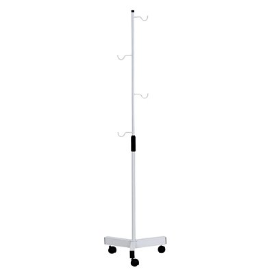 Suporte Para Soro Pintura Epóxi Com Rodízio