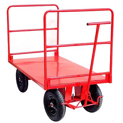 Carrinho Transporte Pesado 800 kg Chapa Aço