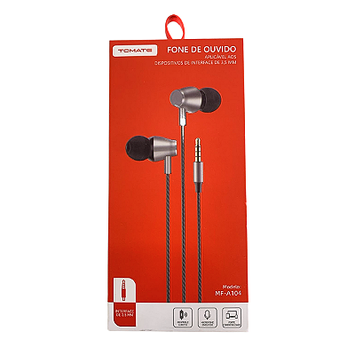 Fone de ouvido Estéreo High Quality isolador de ruídos com fio blindado MF-a104