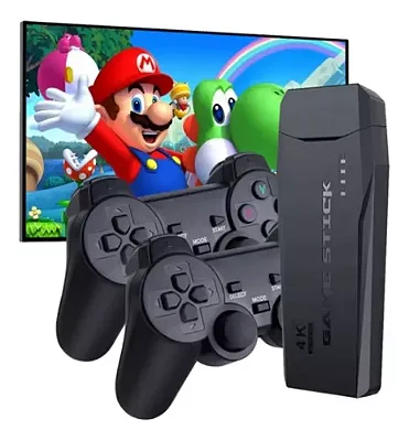 Vídeo Game Stick Retrô 10 Mil Jogos Arcade Multiplayer Para Tv